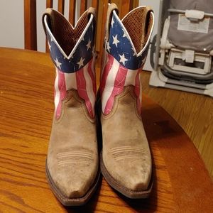 Ariat Womens Old Glory X Toe New West
